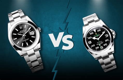 rolex datejust vs air king|air king rolex price.